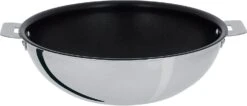 Cristel Casteline Removable Wok Excellis Anti-aanbaklaag ø 28 Cm Rvs