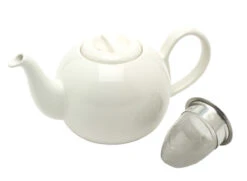 Bredemeijer Cosy Binnenpot Met Filter 1,3 Liter Aardewerk Wit