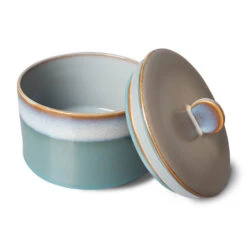 HK Living 70's ACE7081 Dusk Voorraadpot 1,65 Liter Aardewerk -Woonkeuken Winkel ace7081 lr b 01 1