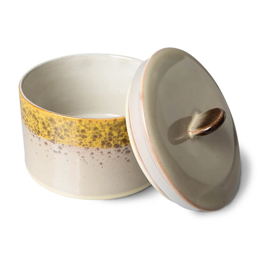 HK Living 70's ACE7104 Autumn Voorraadpot 1,65 Liter Aardewerk 3 HK Living 70's ACE7104 Autumn Voorraadpot 1,65 Liter Aardewerk - Afbeelding 3