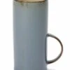 Serax Terres De Rêves Theekop Stone Ware ø 6 Cm H 13 Cm - Misty Grey/smokey Blue