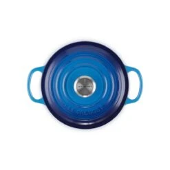 Le Creuset Signature Braadpan 6,7 Liter ø 28 Cm Gietijzer Azure -Woonkeuken Winkel braadpan4 1 5
