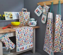 Ulster Weavers Catwalk Lange Pannenlap Katoen -Woonkeuken Winkel catwalk lifestyle 6 1 1