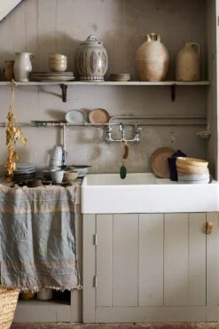 HK Living ACE7035 Gradient Diep Bord ø 21,5 Cm Crèmekleurig 2 Stuks -Woonkeuken Winkel lr pi18 01 1 1 1