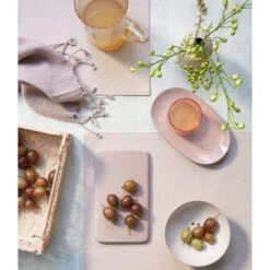 Finesse Monaco XL Placemat 35 X 48 Cm Kunstleer Green Tea -Woonkeuken Winkel monaco 2 24