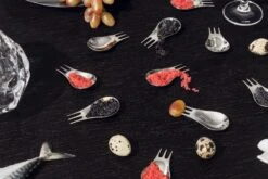 Alessi GIMR01S4 Moscardino Multifunctioneel Bestek Rvs 4 Stuks -Woonkeuken Winkel scheda prodotto moscardino en overview