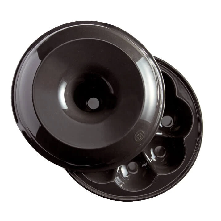 Emile Henry Broodbakvorm Kroonvormig ø 30,5 Cm Aardewerk Zwart 2 Emile Henry Broodbakvorm Kroonvormig ø 30,5 Cm Aardewerk Zwart - Afbeelding 2