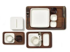 Serax HEII Marcel Wolterinck Bord Vierkant 20 X 20 Cm Porselein Wit -Woonkeuken Winkel serax 1 3