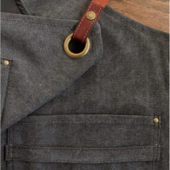 Alaskan Maker N°325 Schort Met Nek- En Middelband Katoen Black -Woonkeuken Winkel tablier vintage 325 2