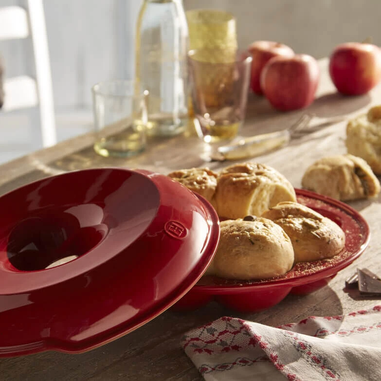 Emile Henry Broodbakvorm Kroonvormig ø 30,5 Cm Aardewerk Zwart 7 Emile Henry Broodbakvorm Kroonvormig ø 30,5 Cm Aardewerk Zwart - Afbeelding 7